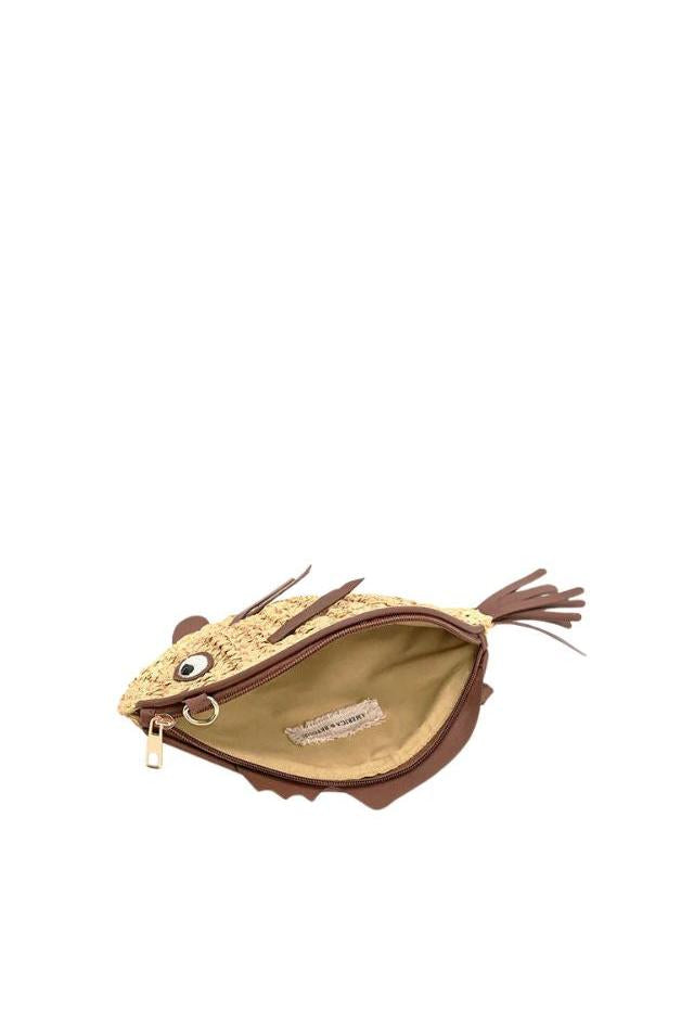 America & Beyond - Marine Muse Raffia Fish Bag