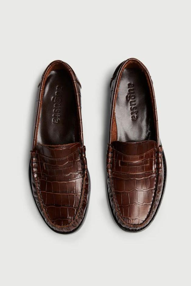 Augusta - Zoe Loafer Croc-Effect