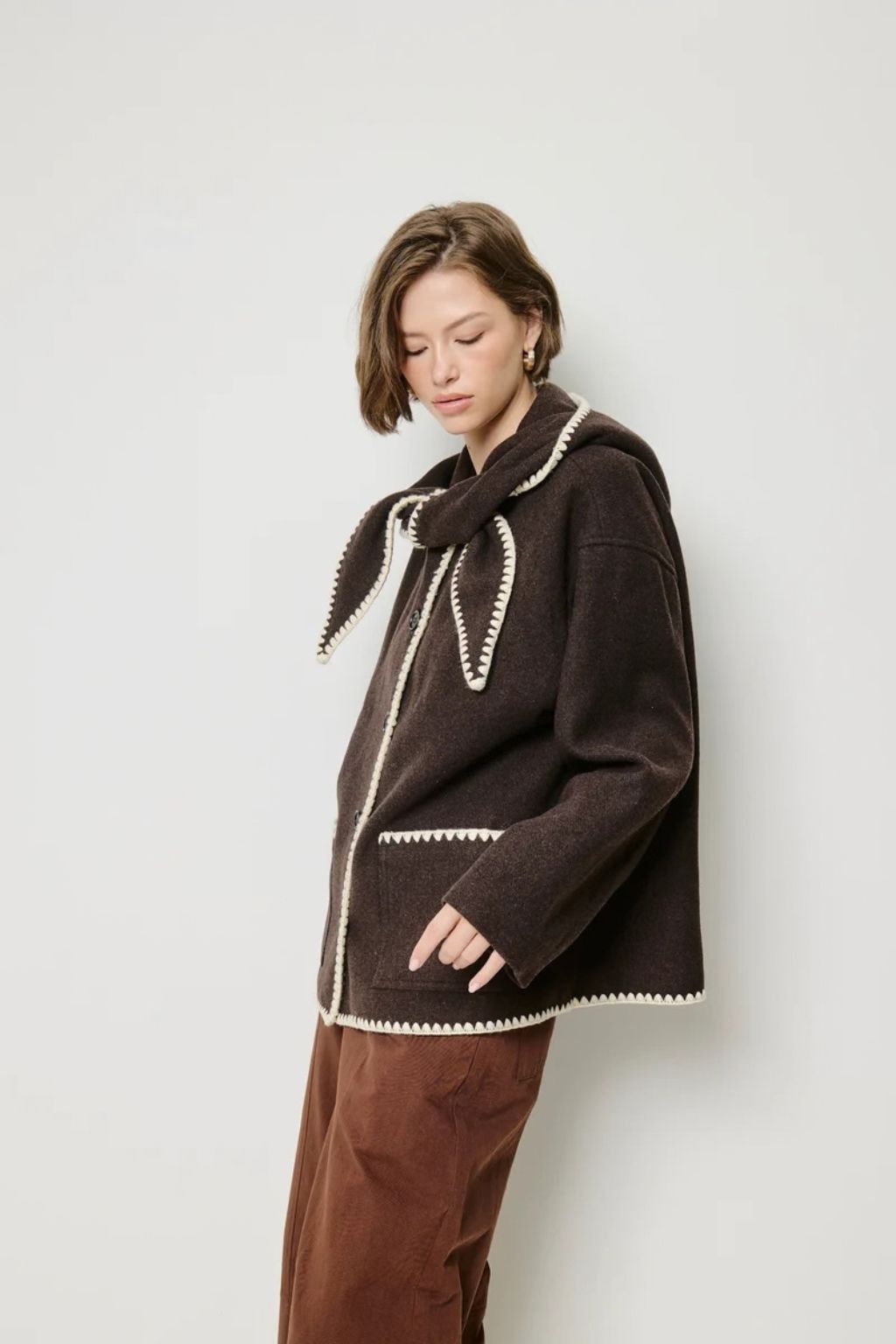 Olive and Bette's - Whipstitch Scarf Jacket