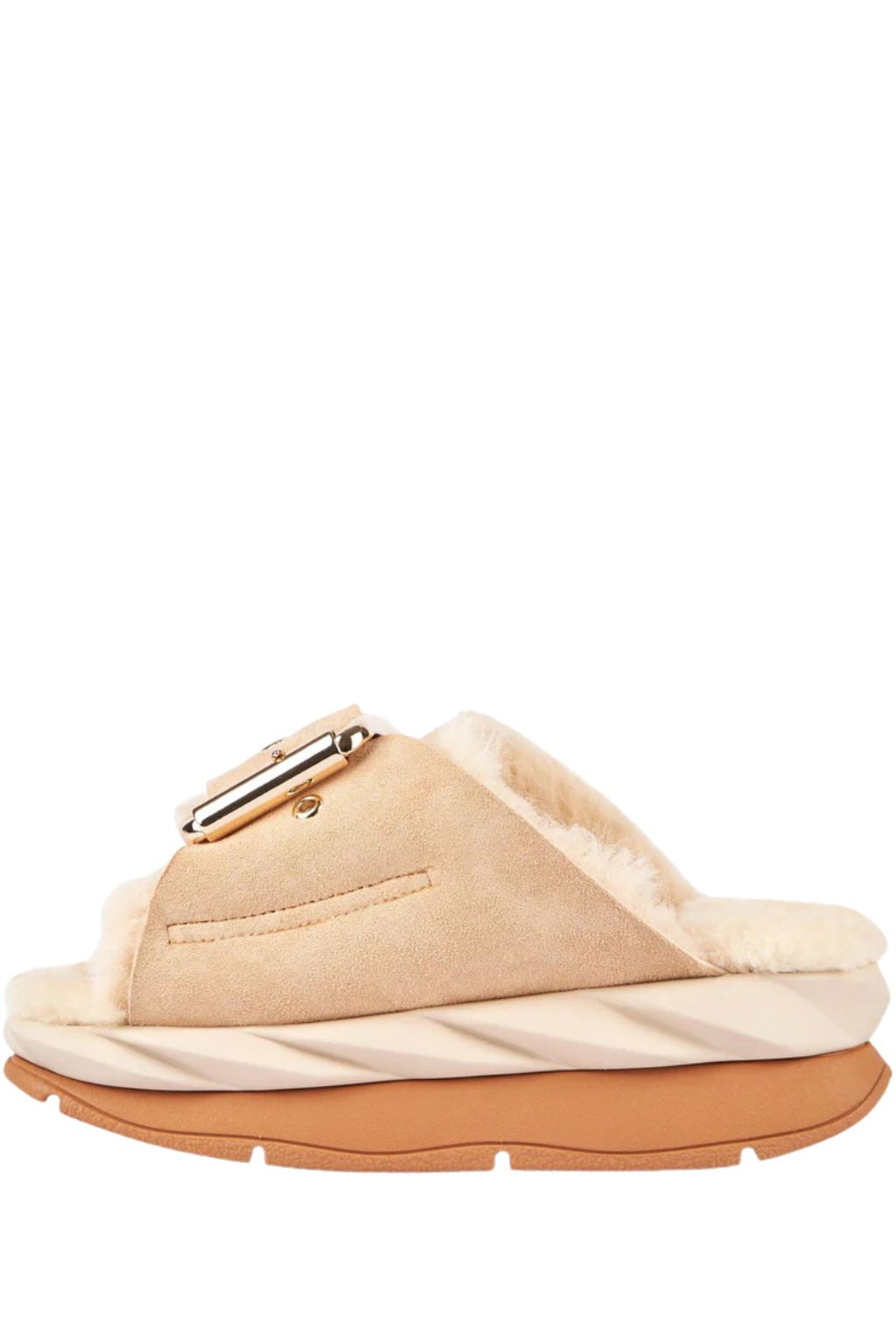 4ccccees - Mellow Laze Fuzzy Sherpa Slide