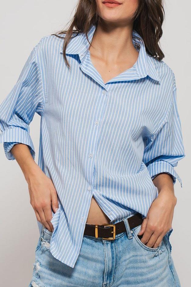 Olive and Bette's - Twill Tape Detail Button Down Shirt