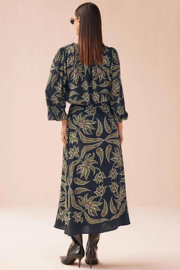 Omika - Nalini Wrap Skirt - Alexia Onyx