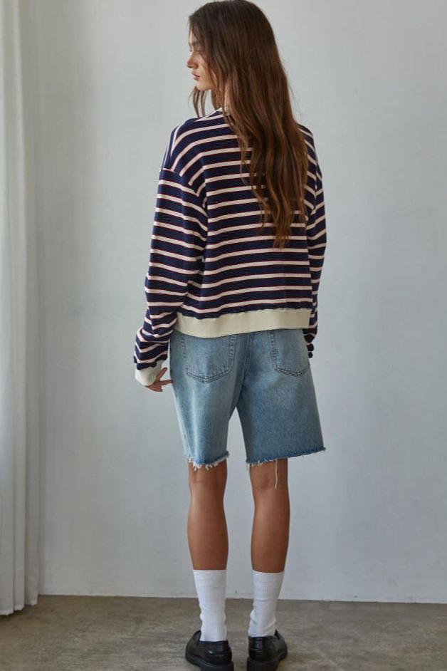 Road G - Coastal Striped Pullover