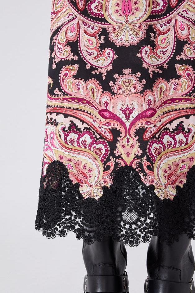 Hayley Menzies - Anita Midi Skirt - Jimi Black