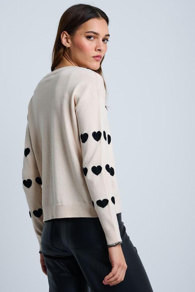 Lisa Todd - Love Track Heart Sweater