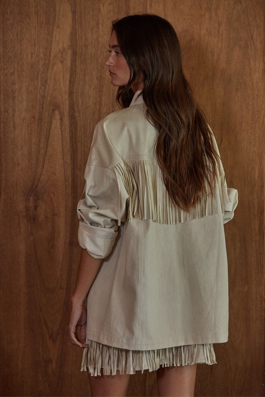 Olive and Bette's - Tahoe Fringe Trim Jacket