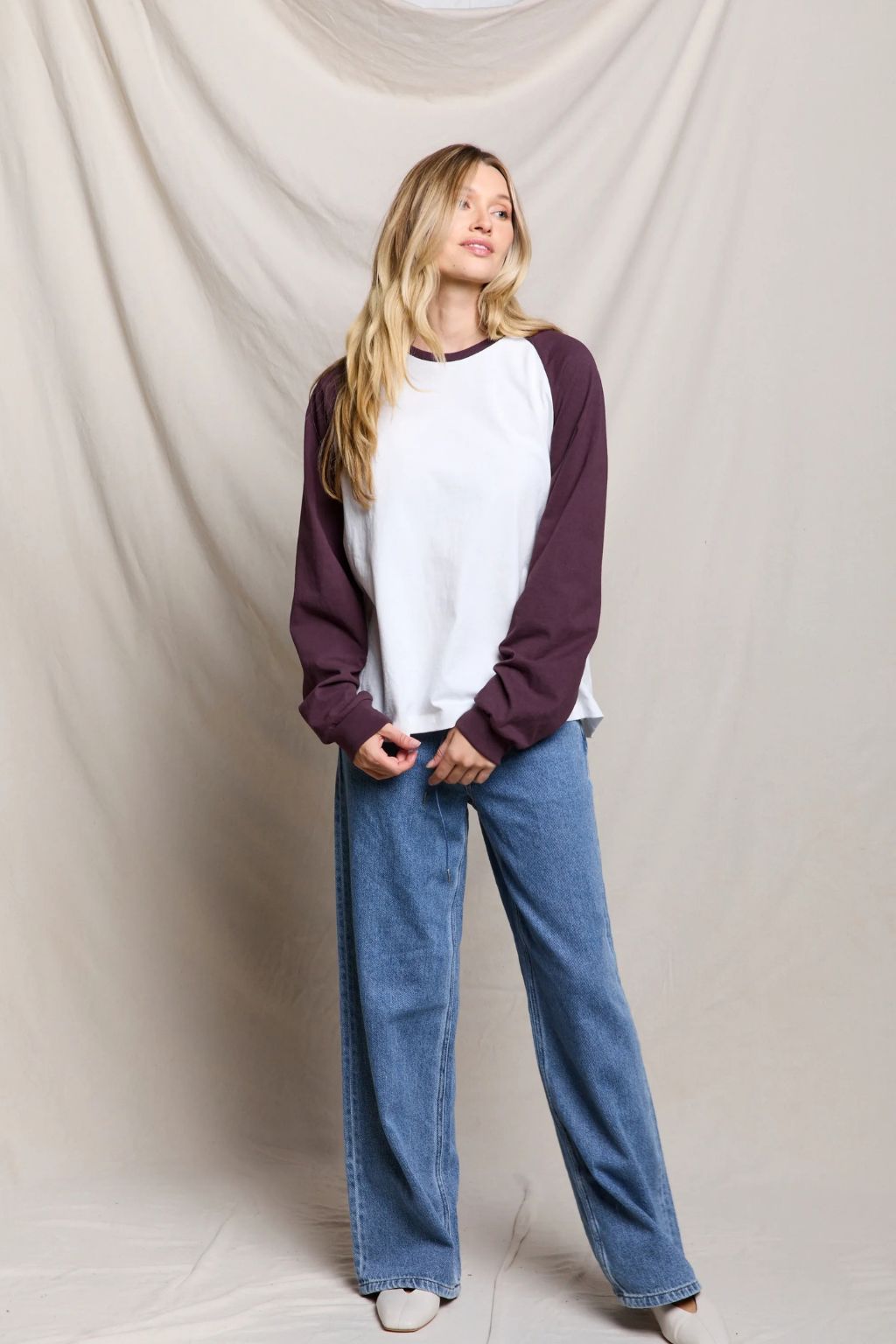 Perfect White Tee - Jacky Baseball Tee