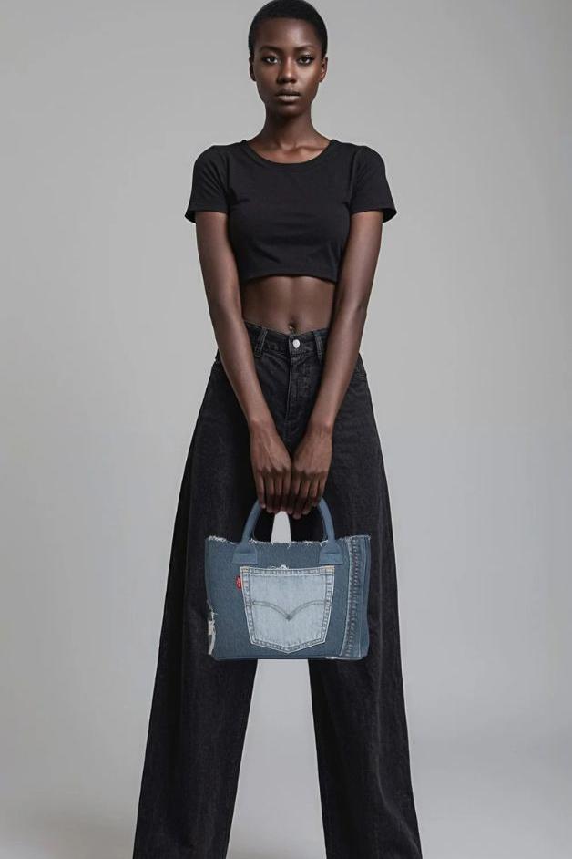 Undone - Tucker Recycled Denim Bag