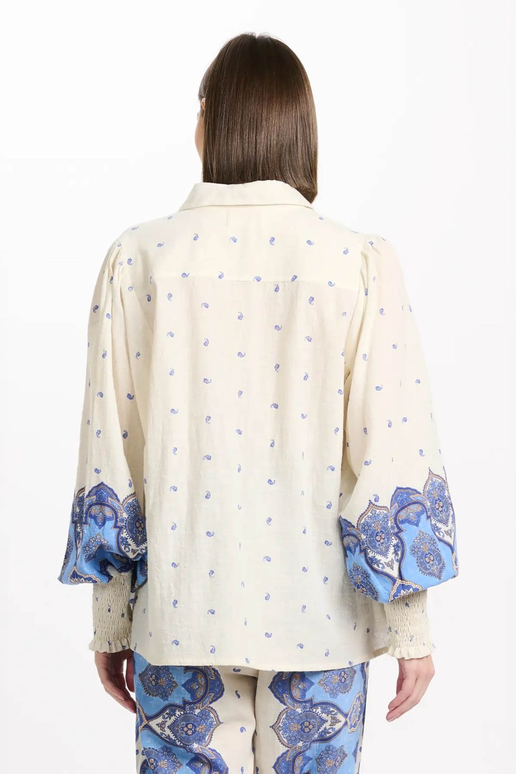 Miss June - Viki Shirt - Blue