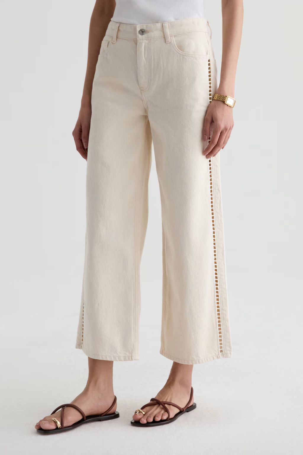 AG - Saige Wide Leg Crop - Fresh Air