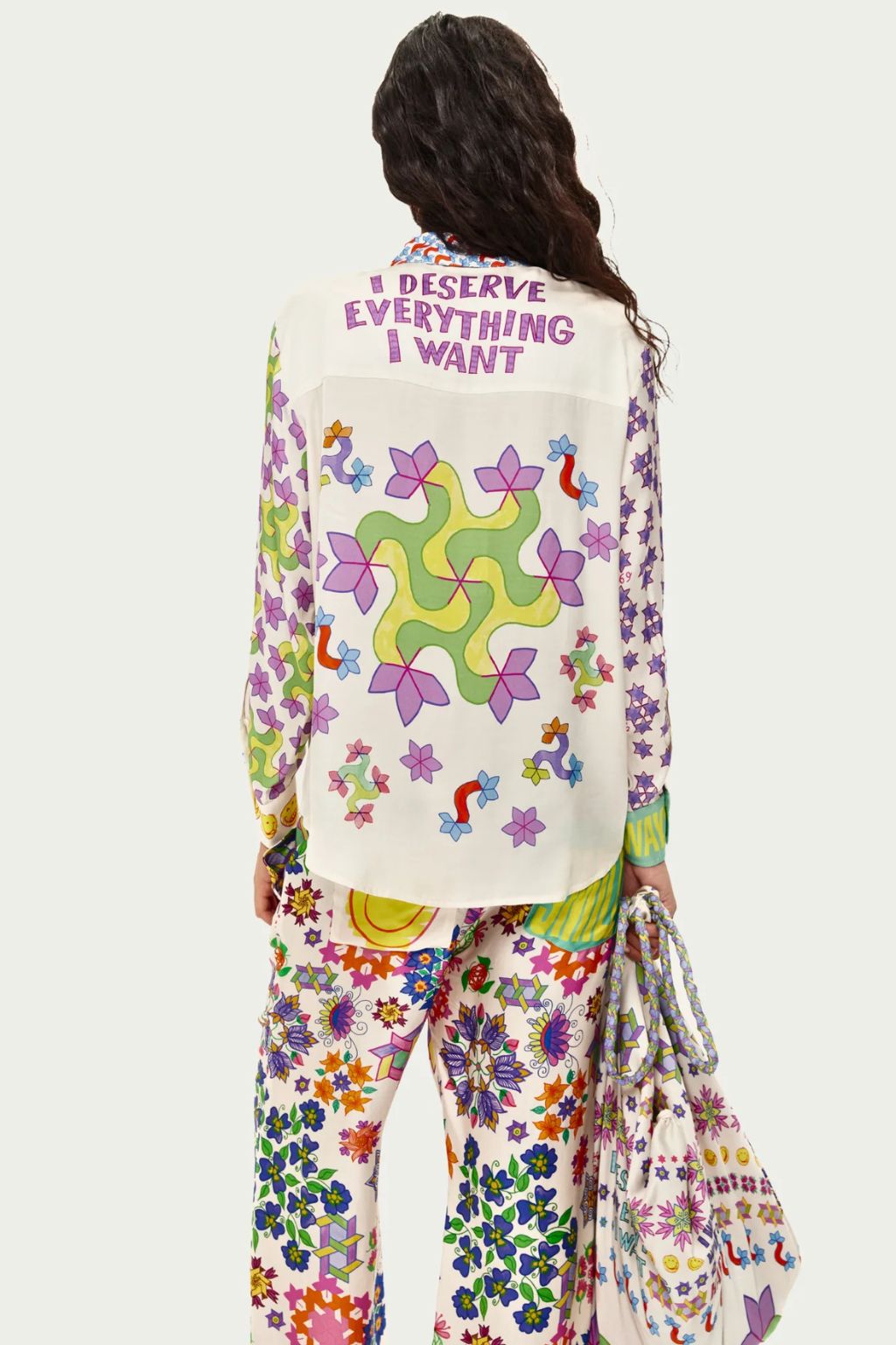 Me369 - Isabel Printed Shirt - Markers