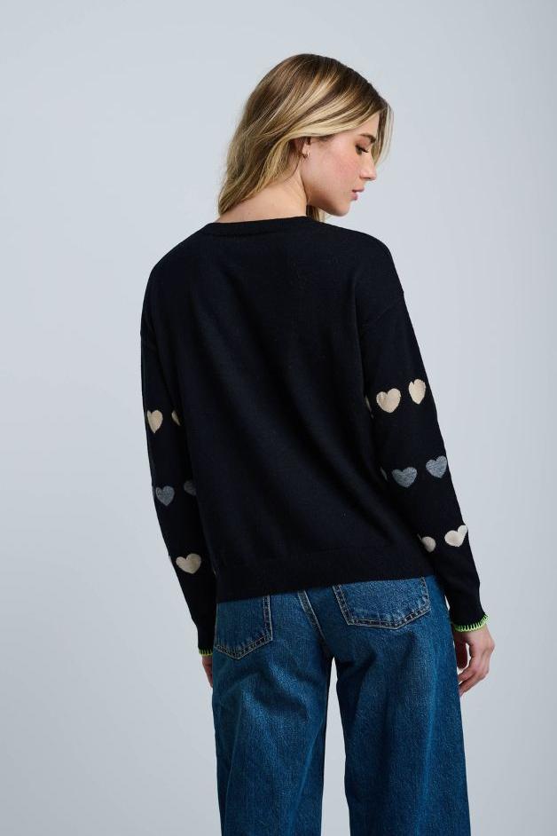 Lisa Todd - Love Track Heart Sweater