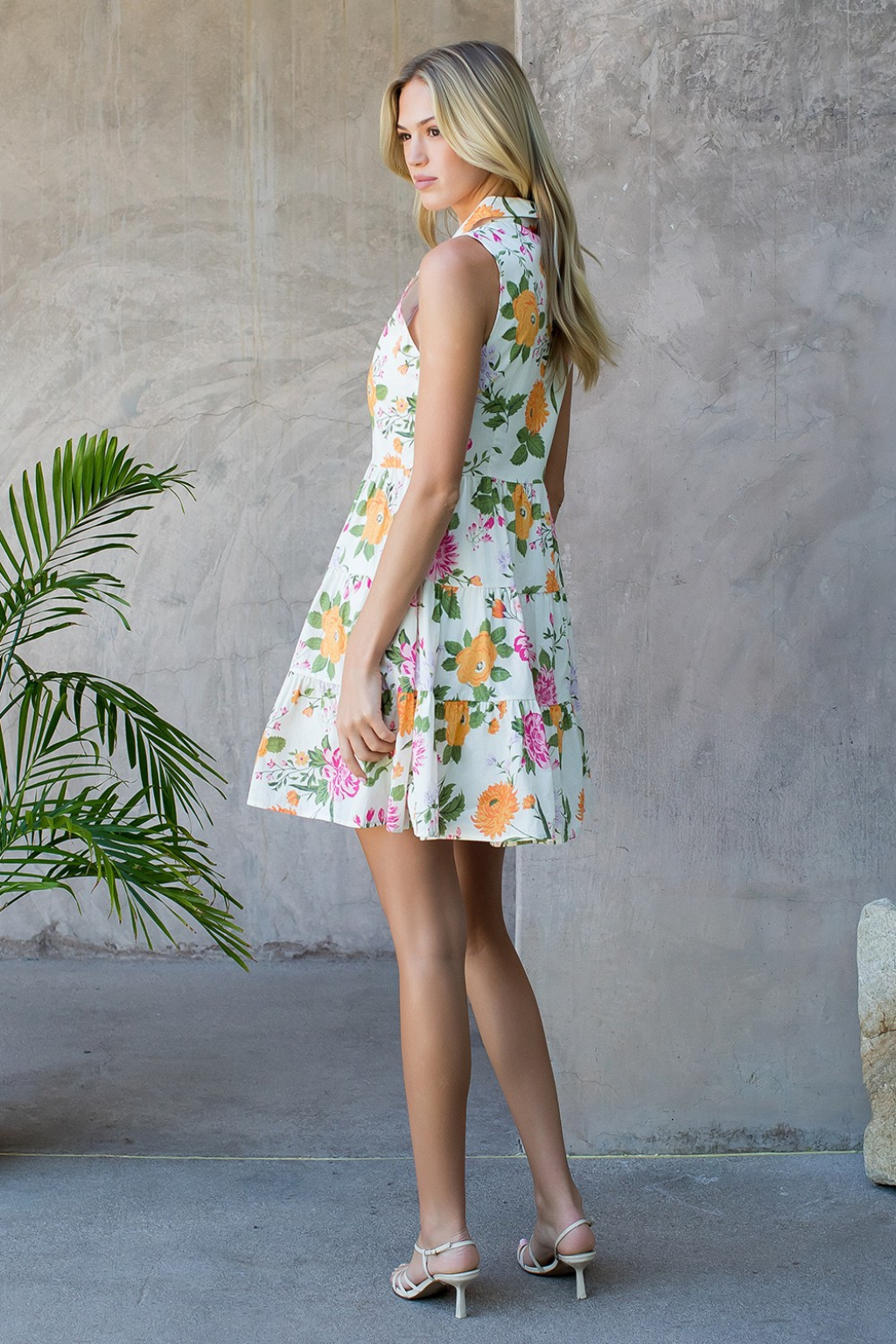 Olive and Bette's - Tiered Floral Print Dress