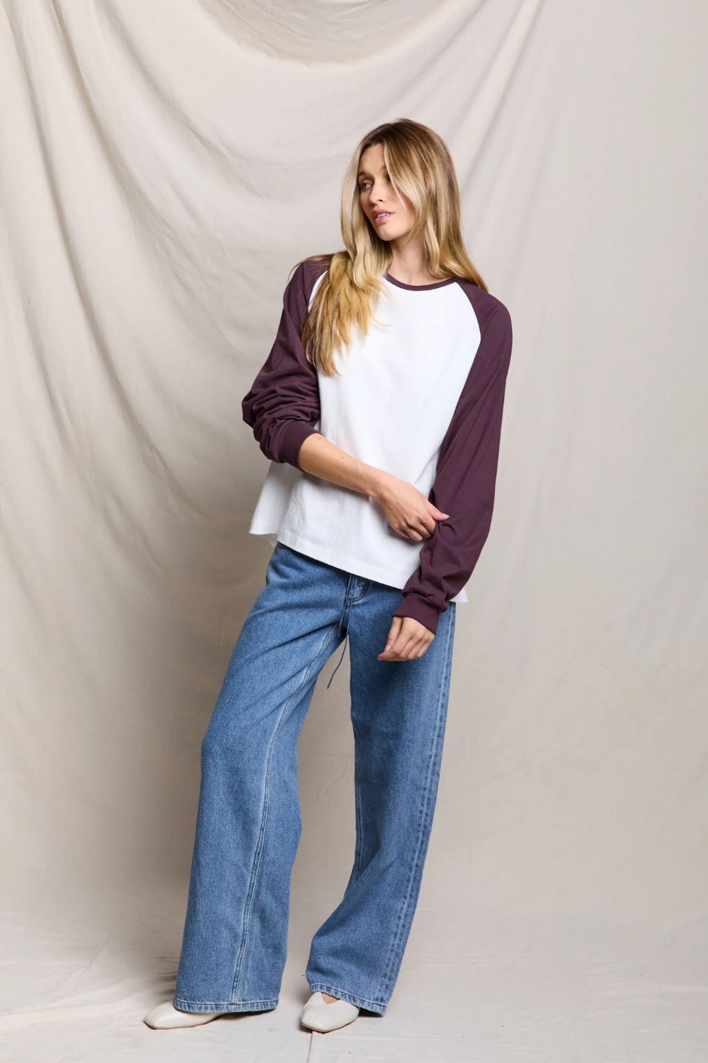 Perfect White Tee - Jacky Baseball Tee