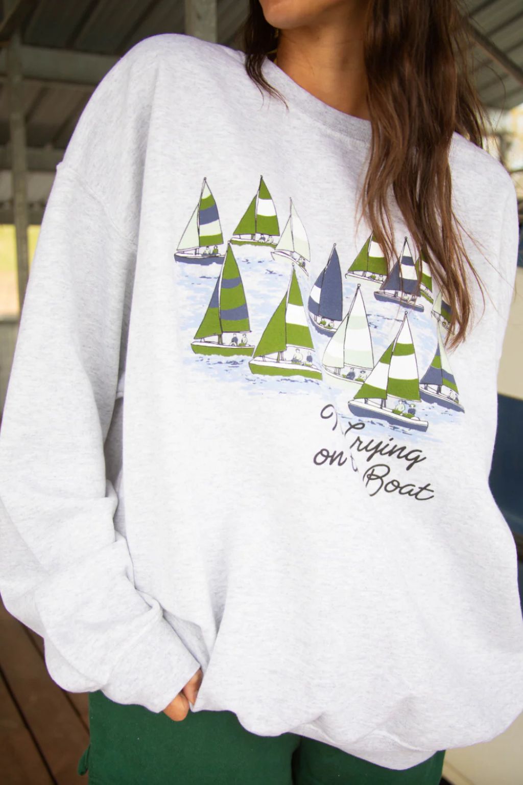 Charlie Southern - No Crying on the Boat Sweatshirt
