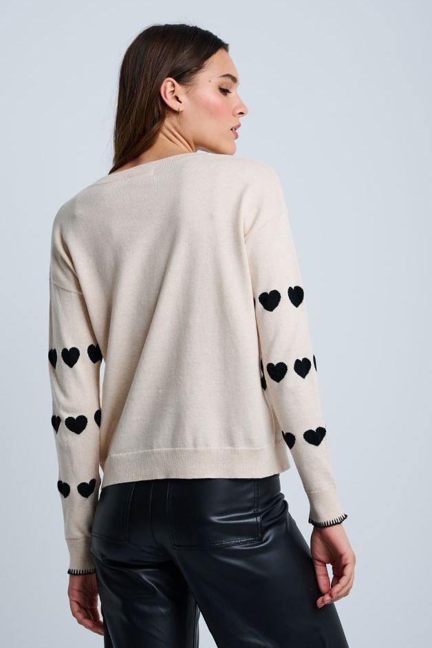 Lisa Todd - Love Track Heart Sweater
