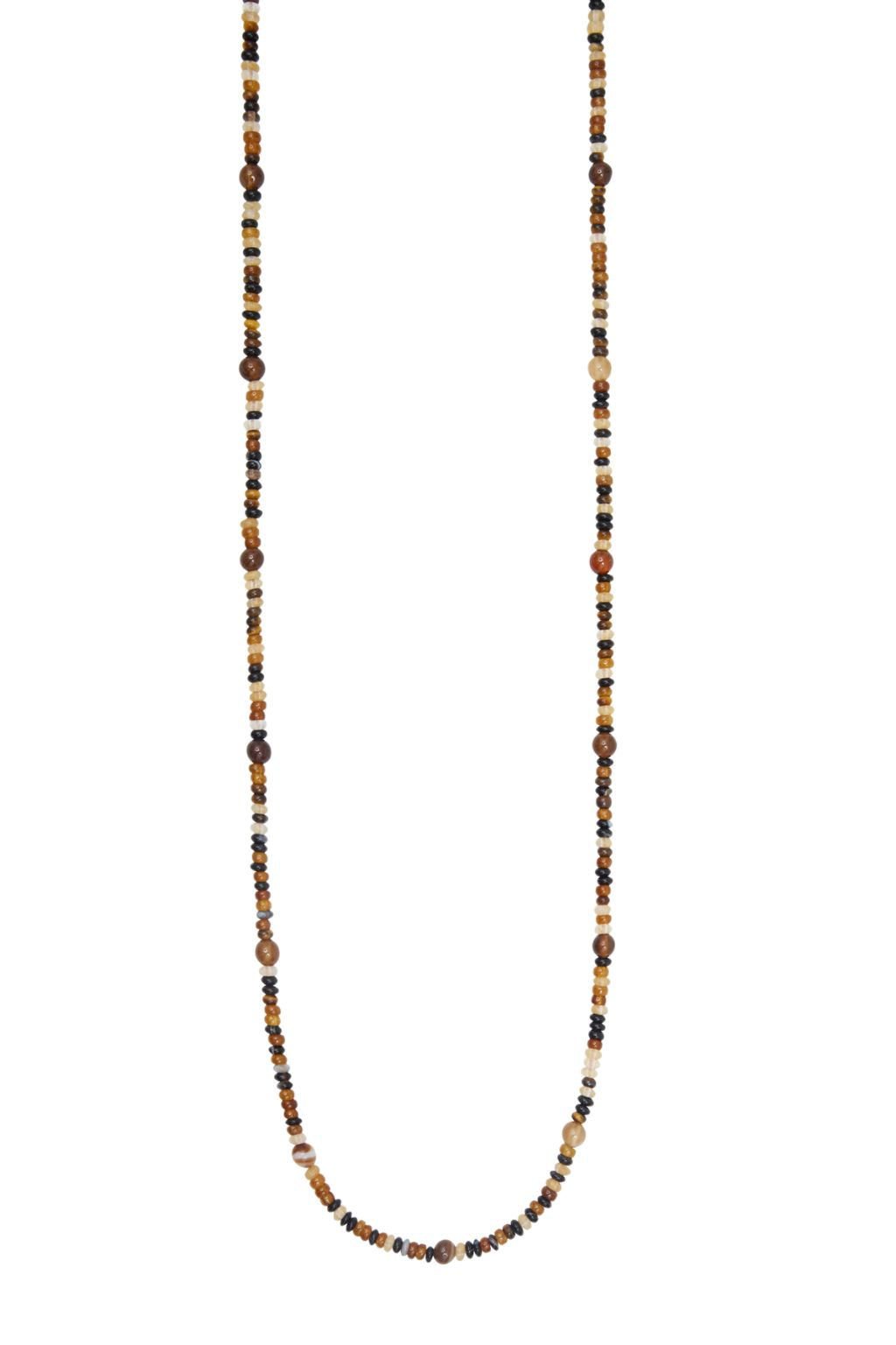 Talis Chains - Tiger's Eye Long Beaded Necklace