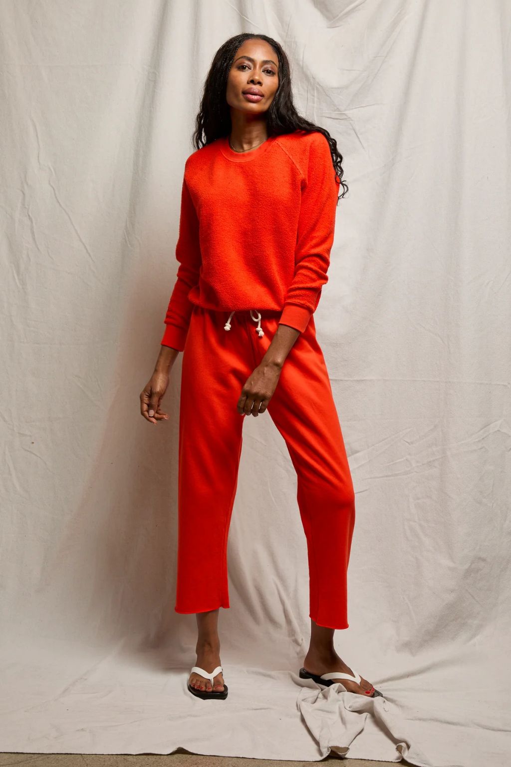 PerfectWhiteTee - Ziggy Inside Out Sweatshirt - Tomato