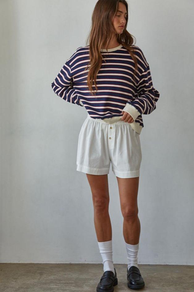 Road G - Coastal Striped Pullover
