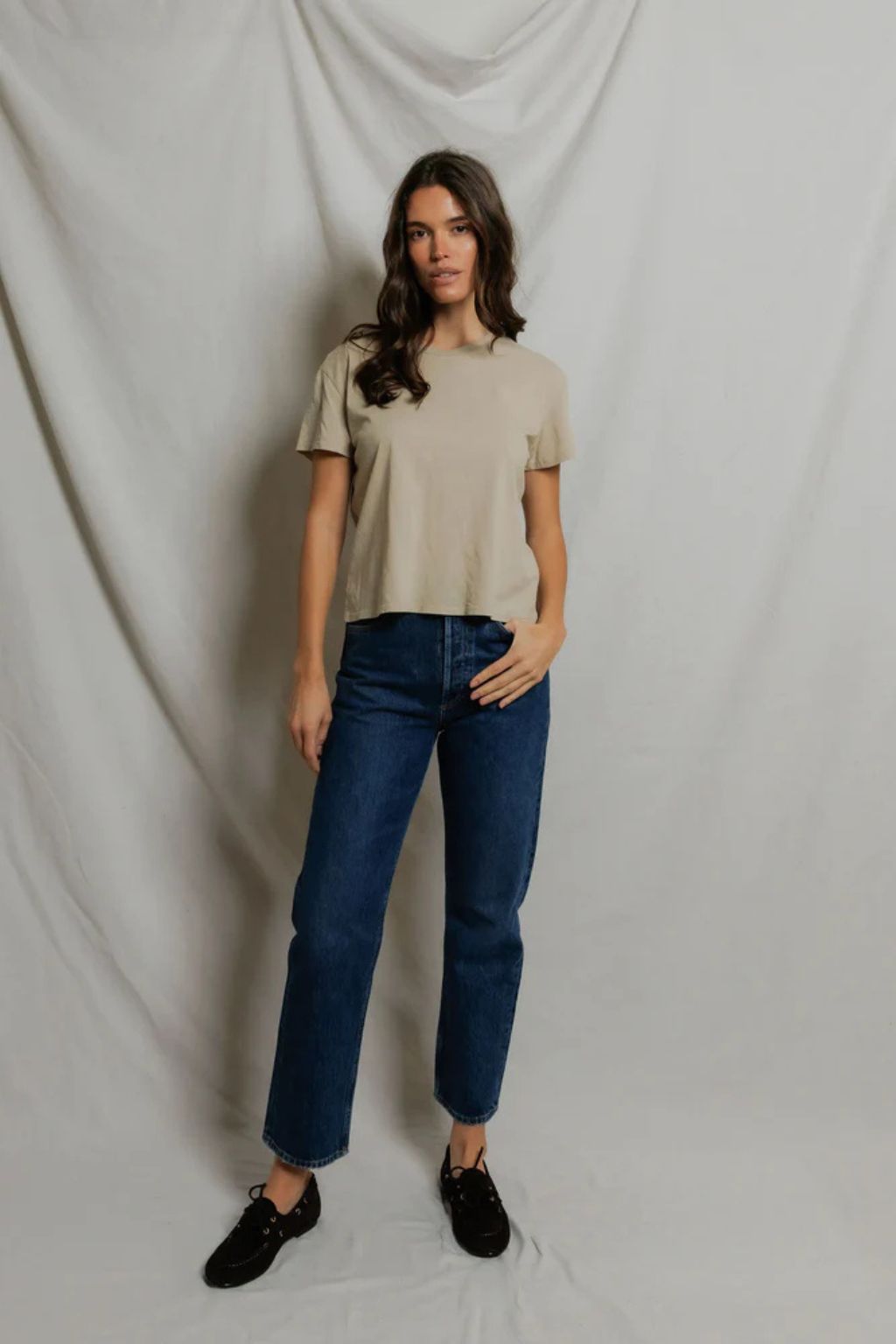 Perfect White Tee - Harley Boxy Tee