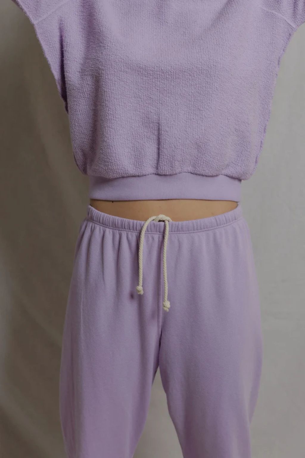 Perfect White Tee - Johnny French Terry Sweatpant