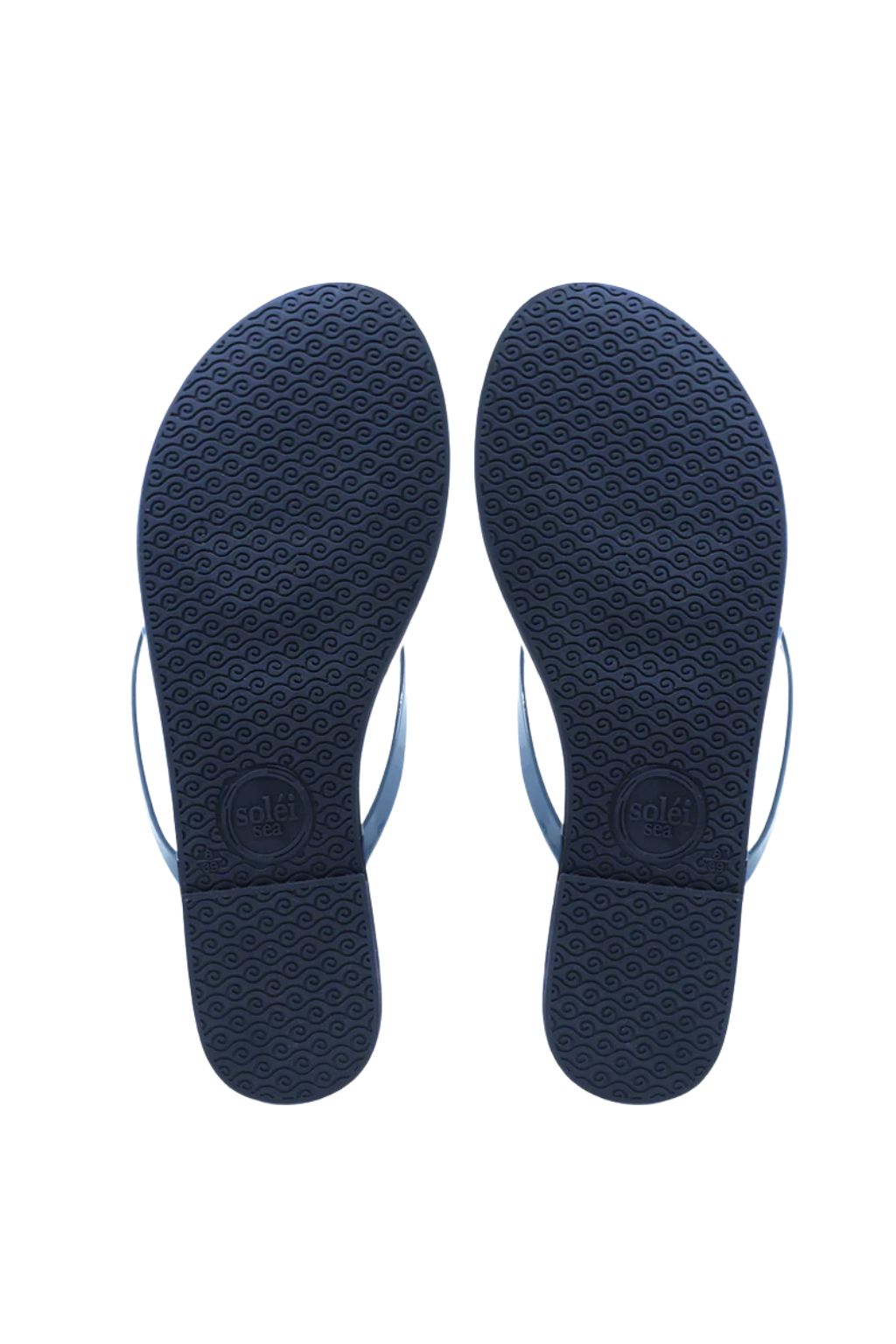 Solei Sea - Indie Patent Sandal - Navy