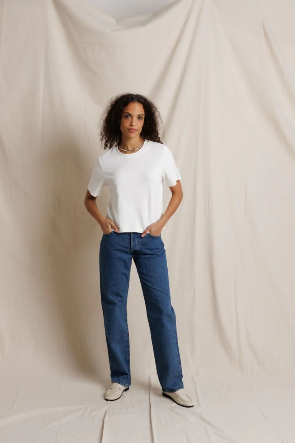 Perfect White Tee - Atlas Crewneck Tee