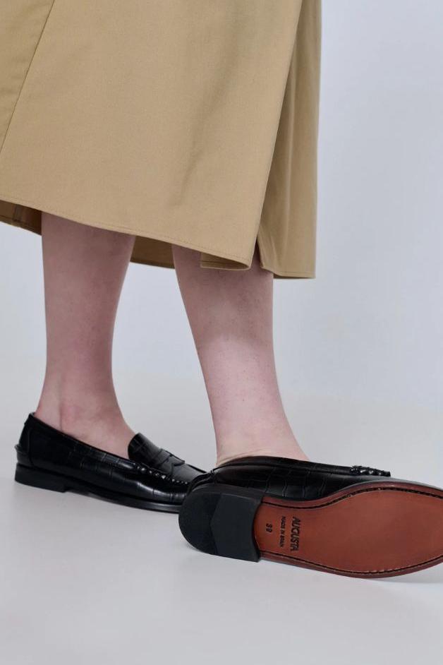 Augusta - Zoe Loafer Croc-Effect