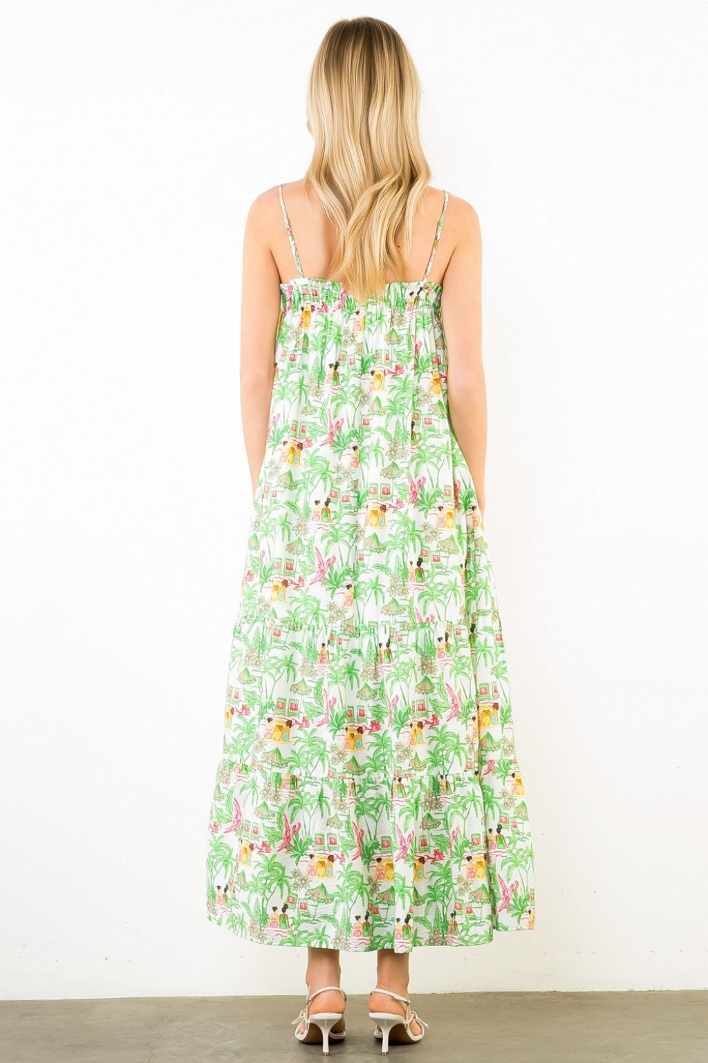 Olive and Bette's - Vacation Print Maxi Dress