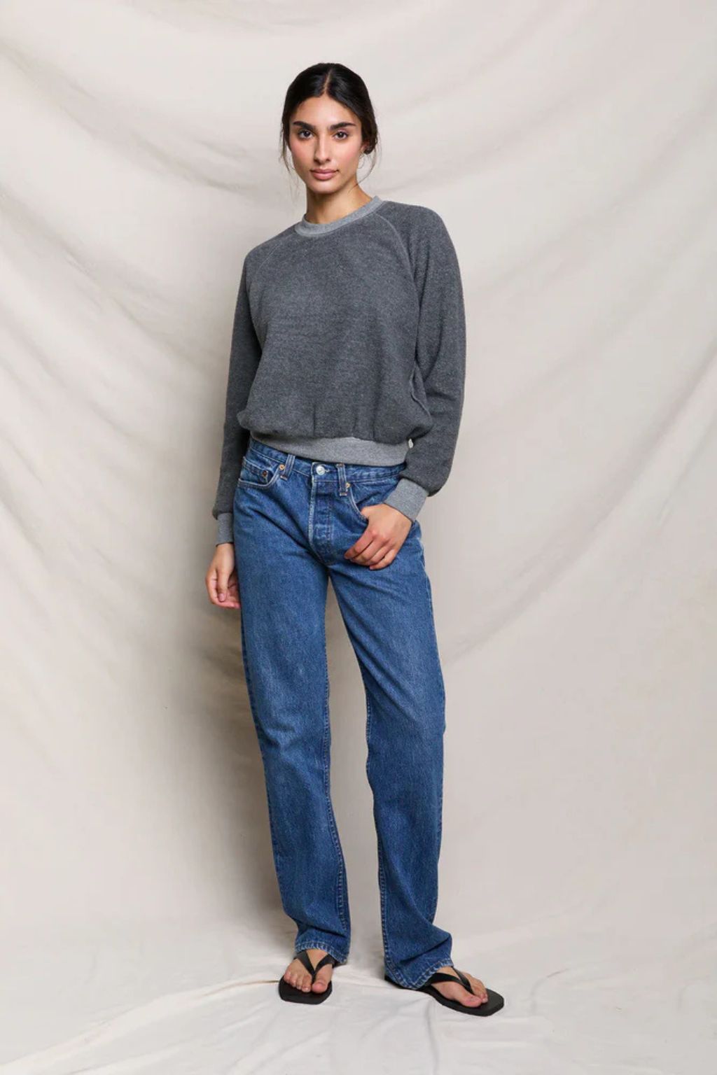 Perfect White Tee - Ziggy - Dark Heather Grey