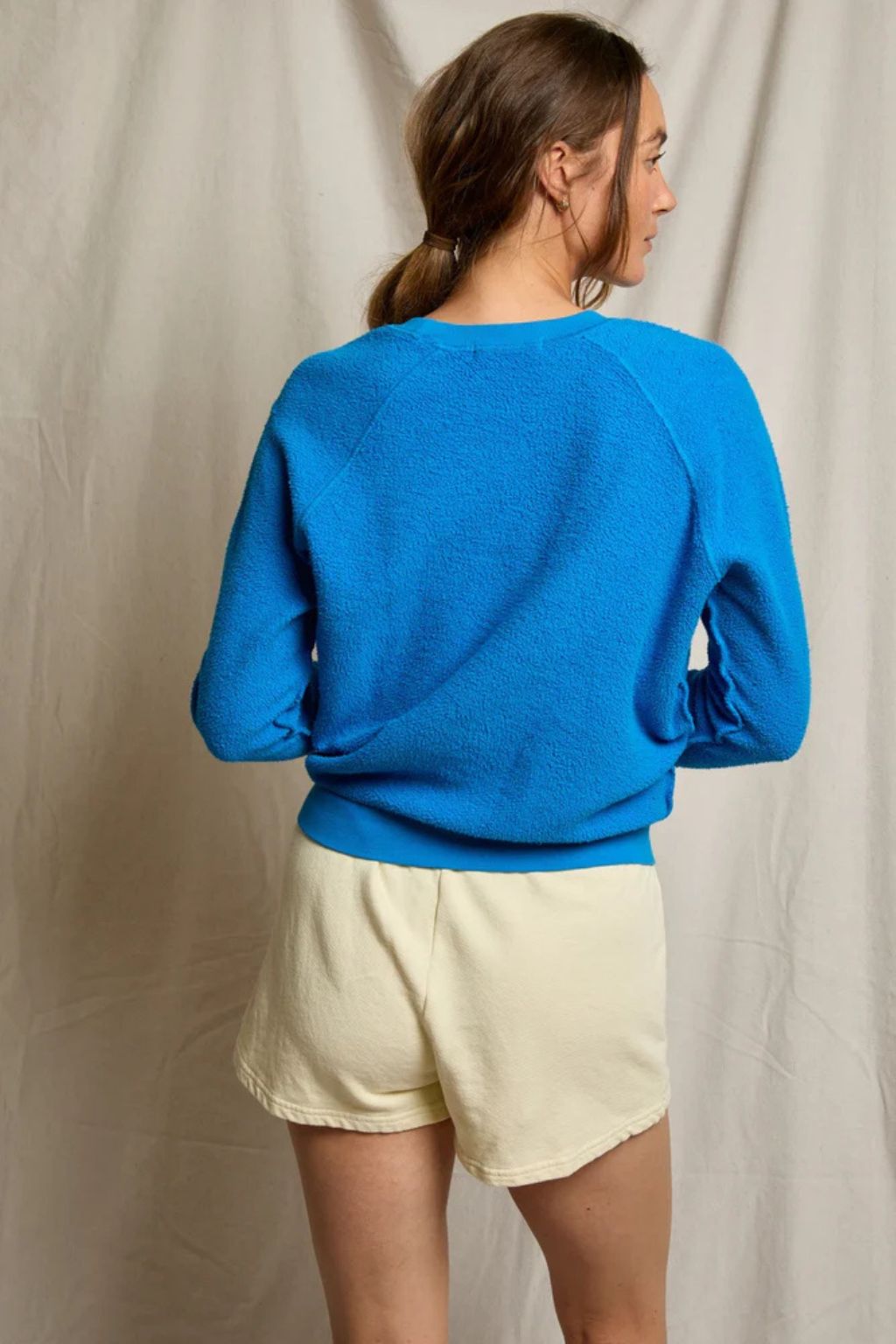 PerfectWhiteTee - Ziggy Inside Out Sweatshirt - Cobalt