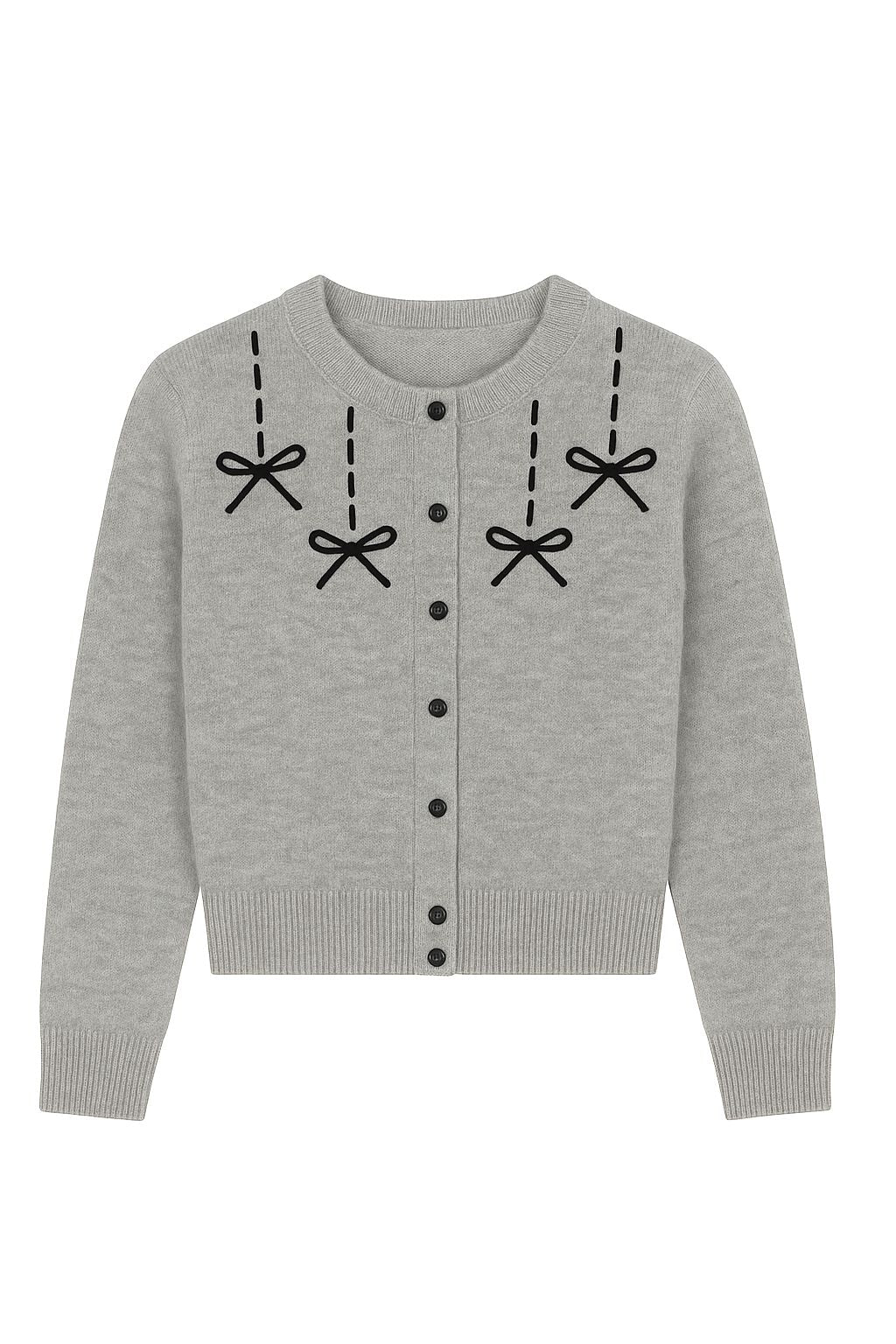 Autumn Cashmere - Cardigan W/ Black Ribbon