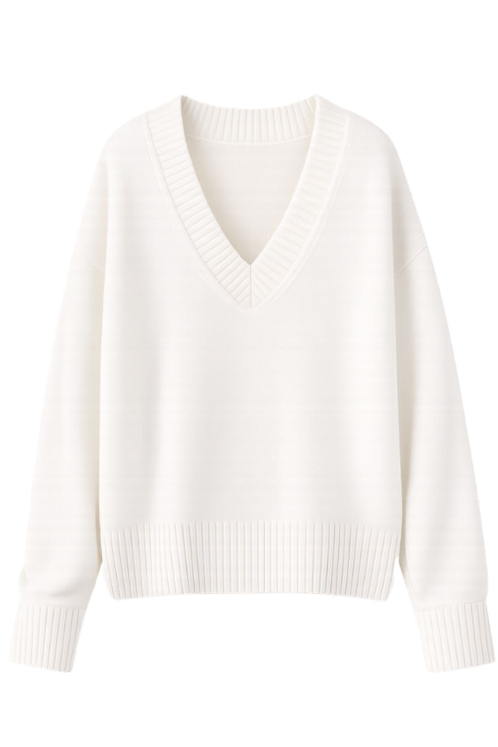 Road G - Cashmere Oversized Boyfriend V-Neck