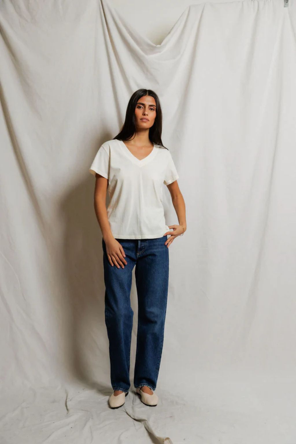 Perfect White Tee - Hendrix - Bright Ivory