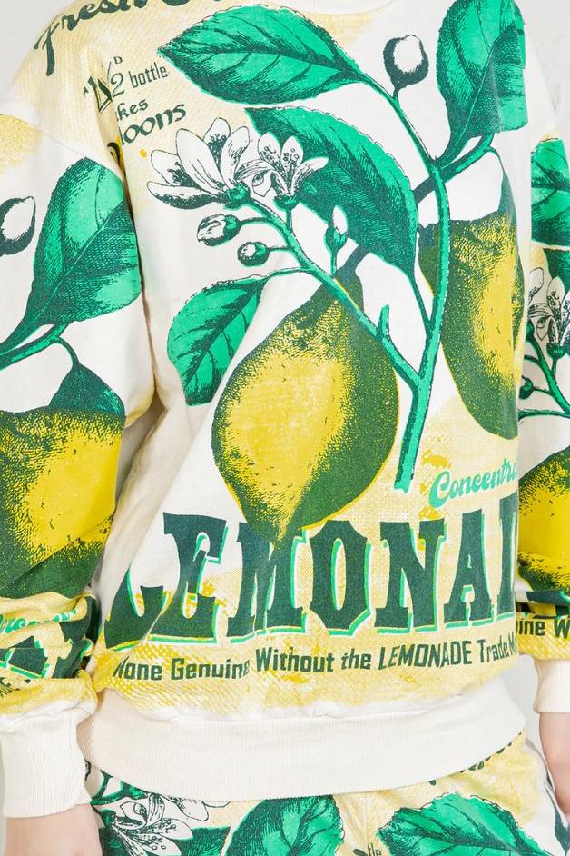 Olive and Bette's - Lemon Hand Block Printed Sweatsuit