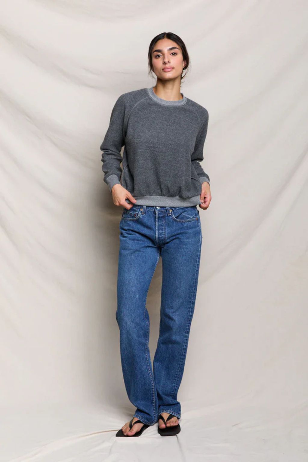 Perfect White Tee - Ziggy - Dark Heather Grey