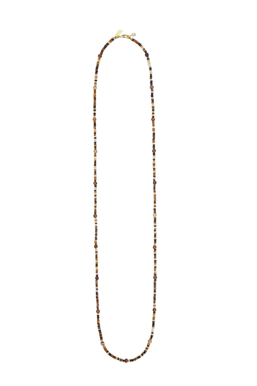 Talis Chains - Tiger's Eye Long Beaded Necklace