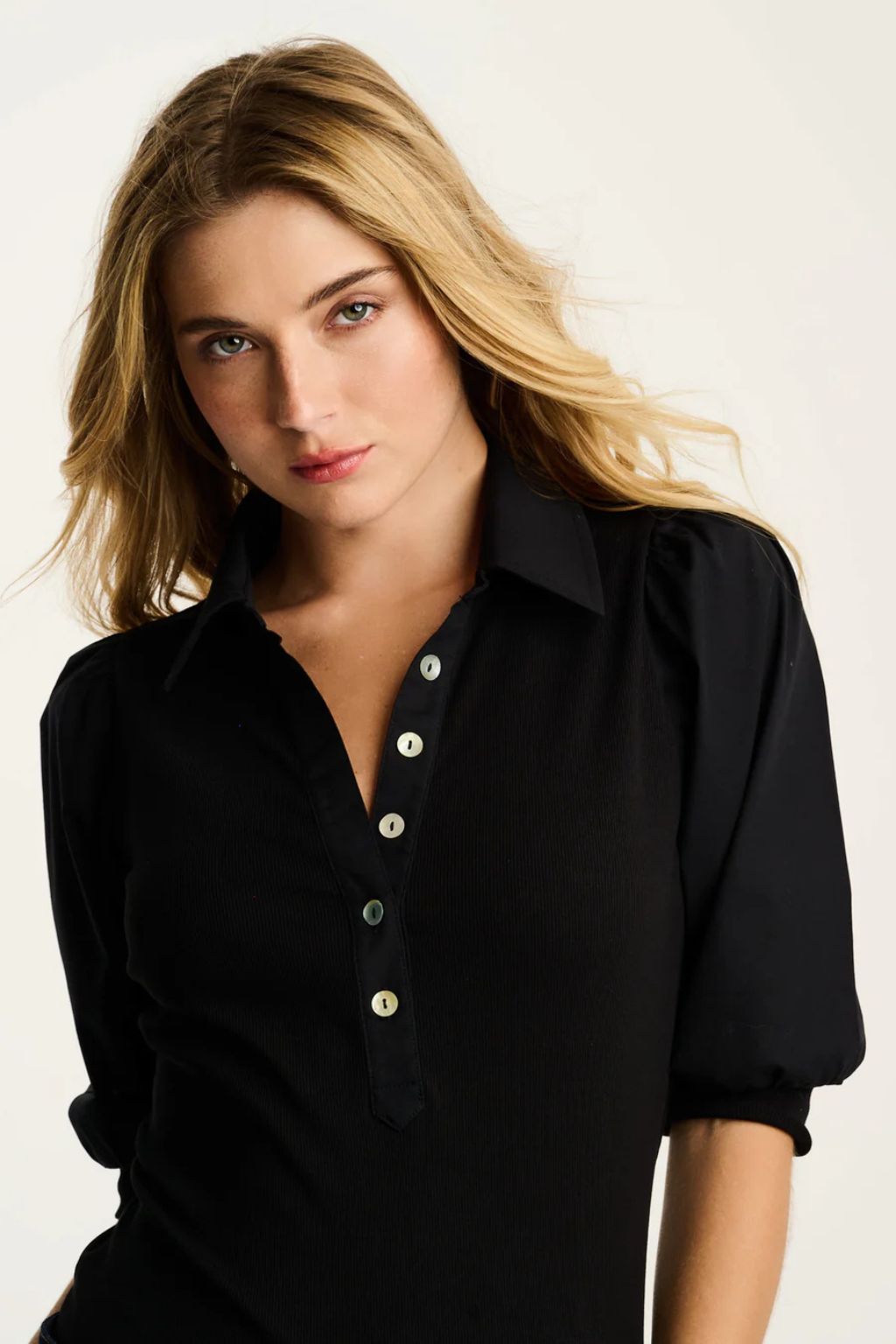 Lisa Todd - Pure Rib Collet Top
