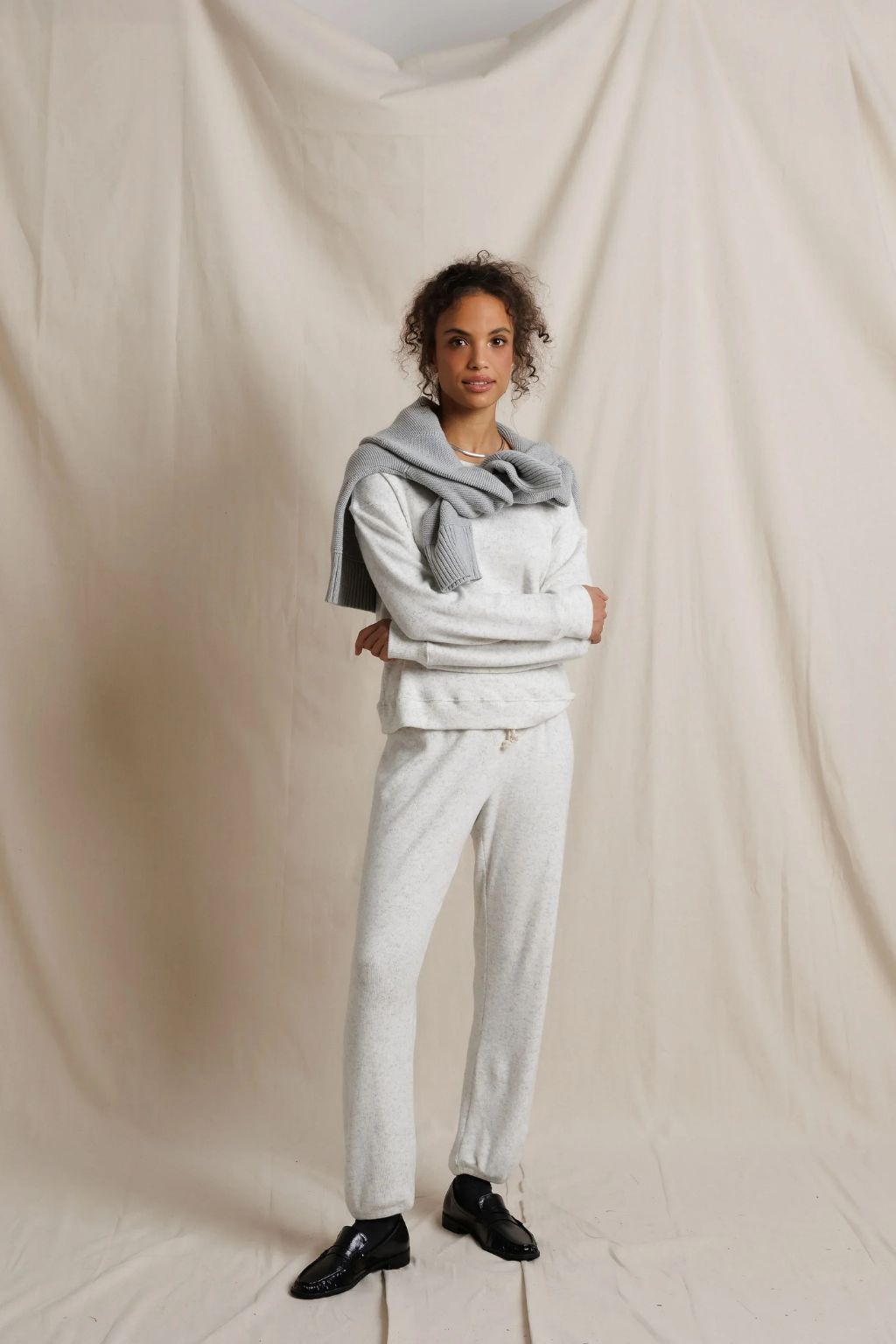 Perfect White Tee - Brinley Sweatshirt