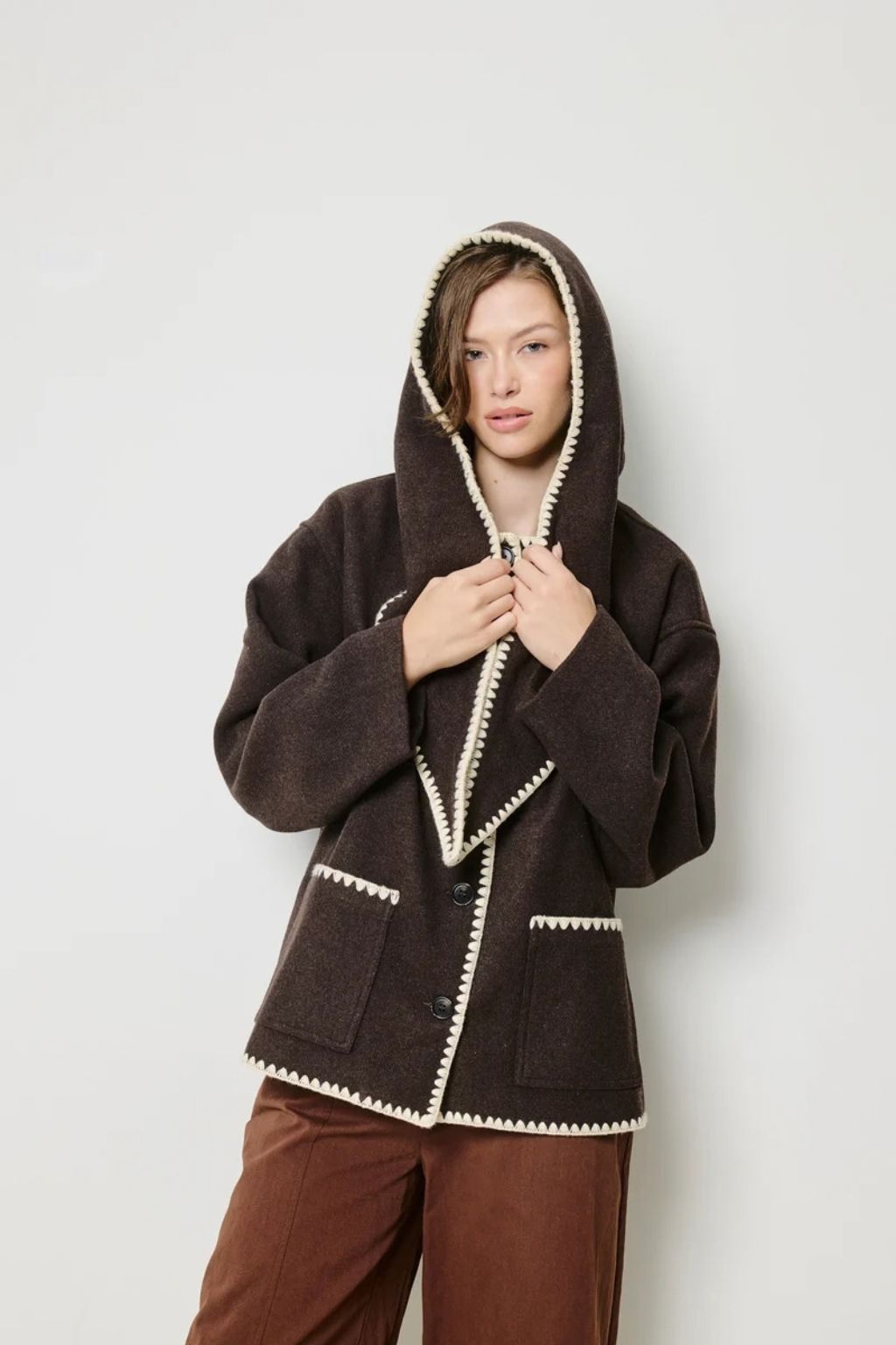 Olive and Bette's - Whipstitch Scarf Jacket