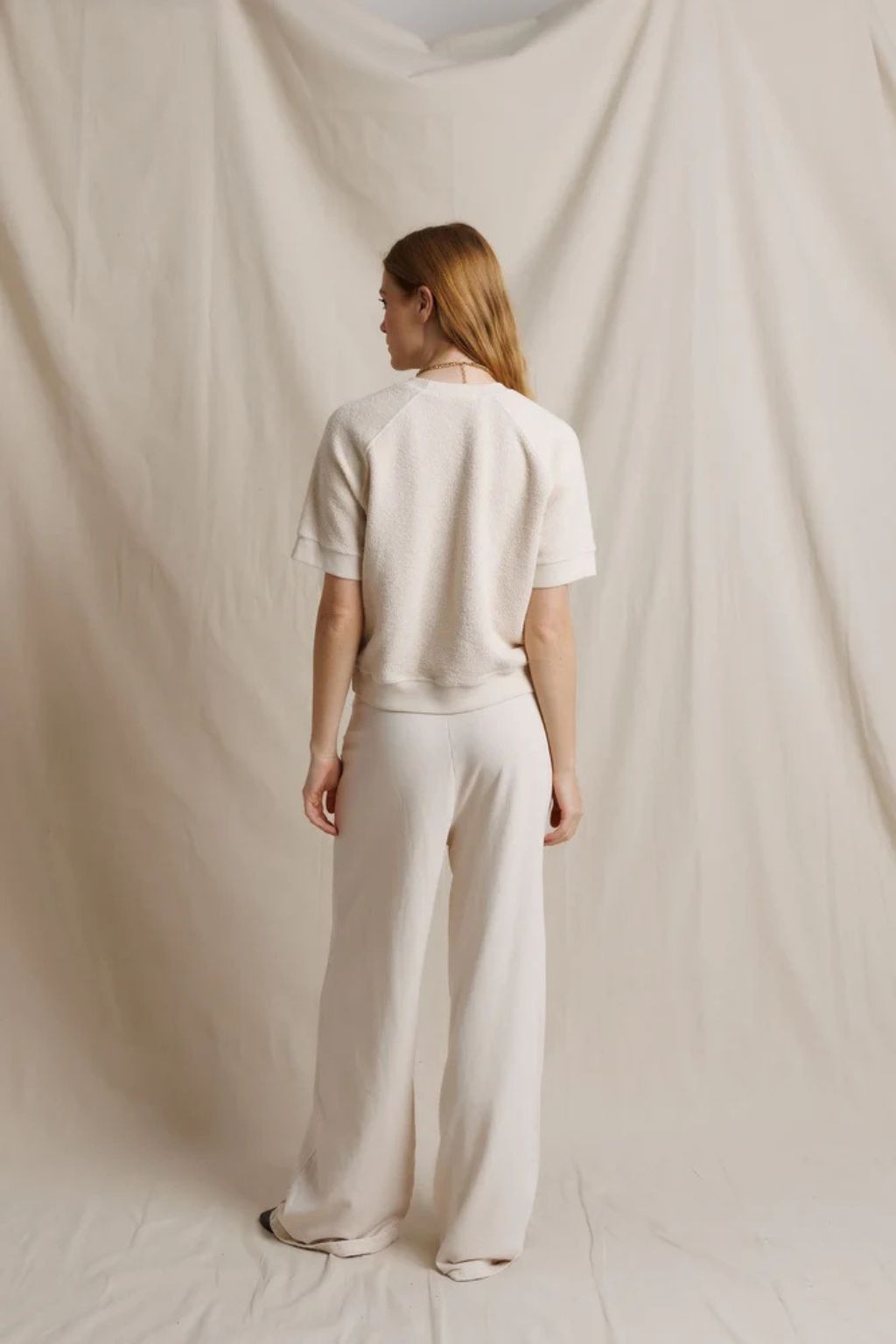 Perfect White Tee - Kennedy Short Sleeve Sweatshirt