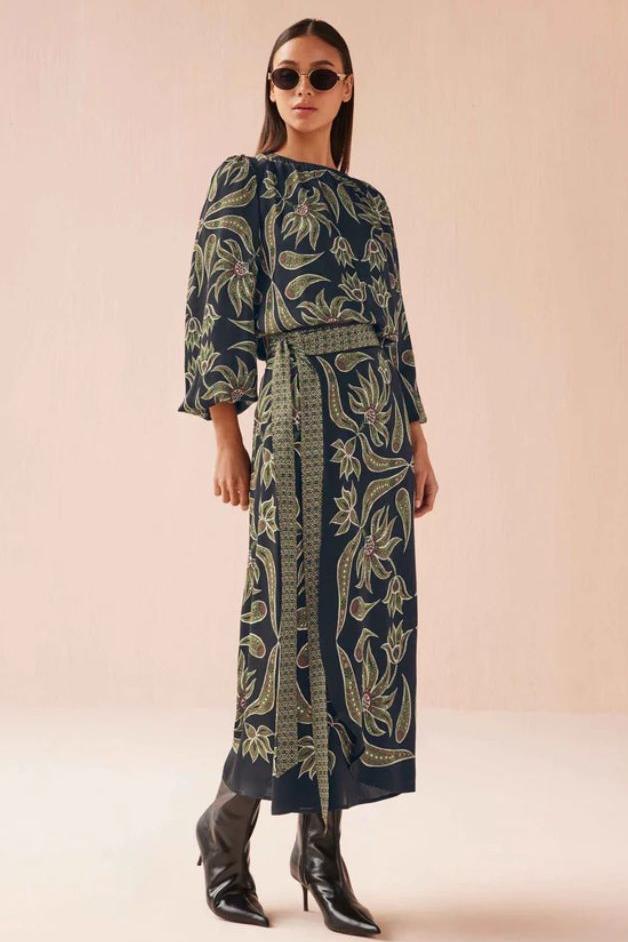 Omika - Nalini Wrap Skirt - Alexia Onyx