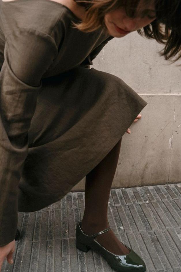 Augusta - Emilia Glossy - Khaki