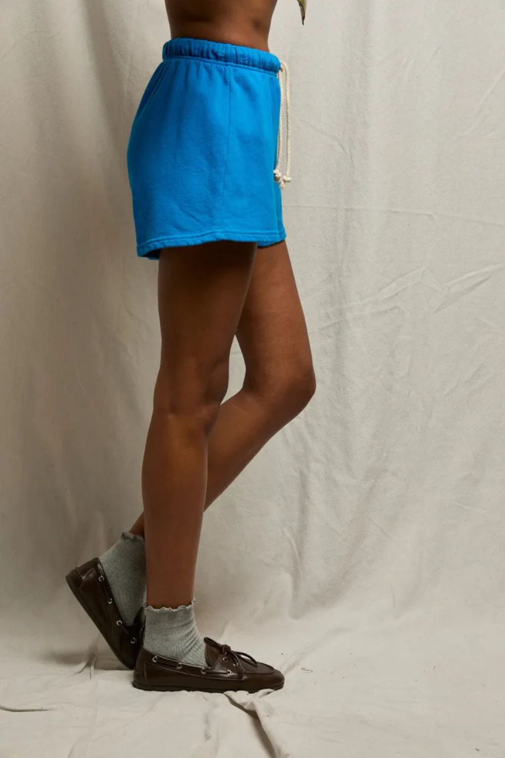 PerfectWhiteTee - Layla Sweat Shorts - Cobalt