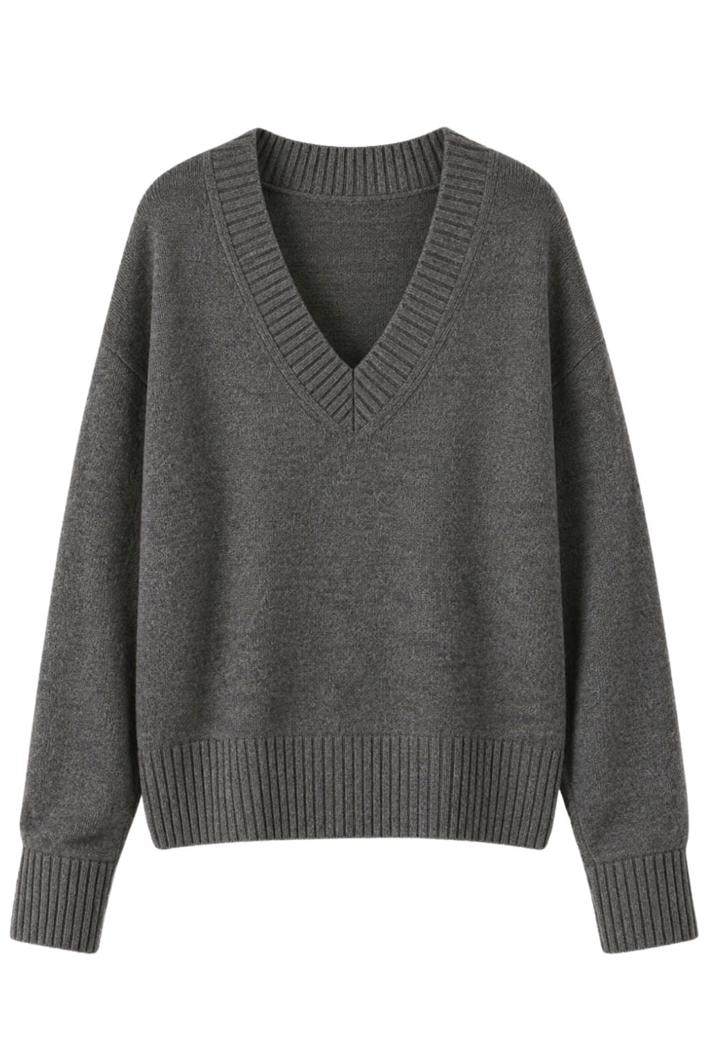 Road G - Cashmere Oversized Boyfriend V-Neck