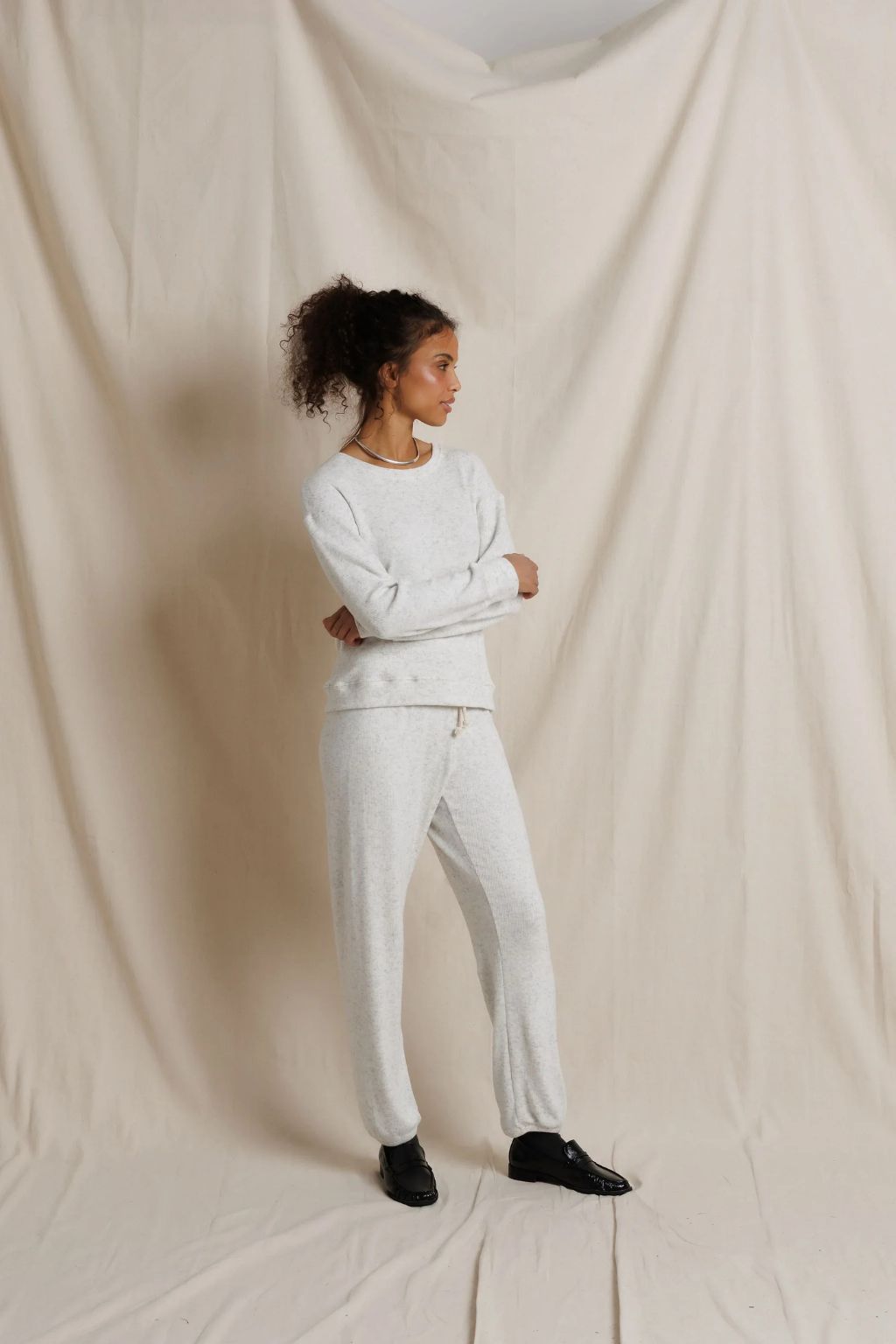 Perfect White Tee - Brynn Sweatpant