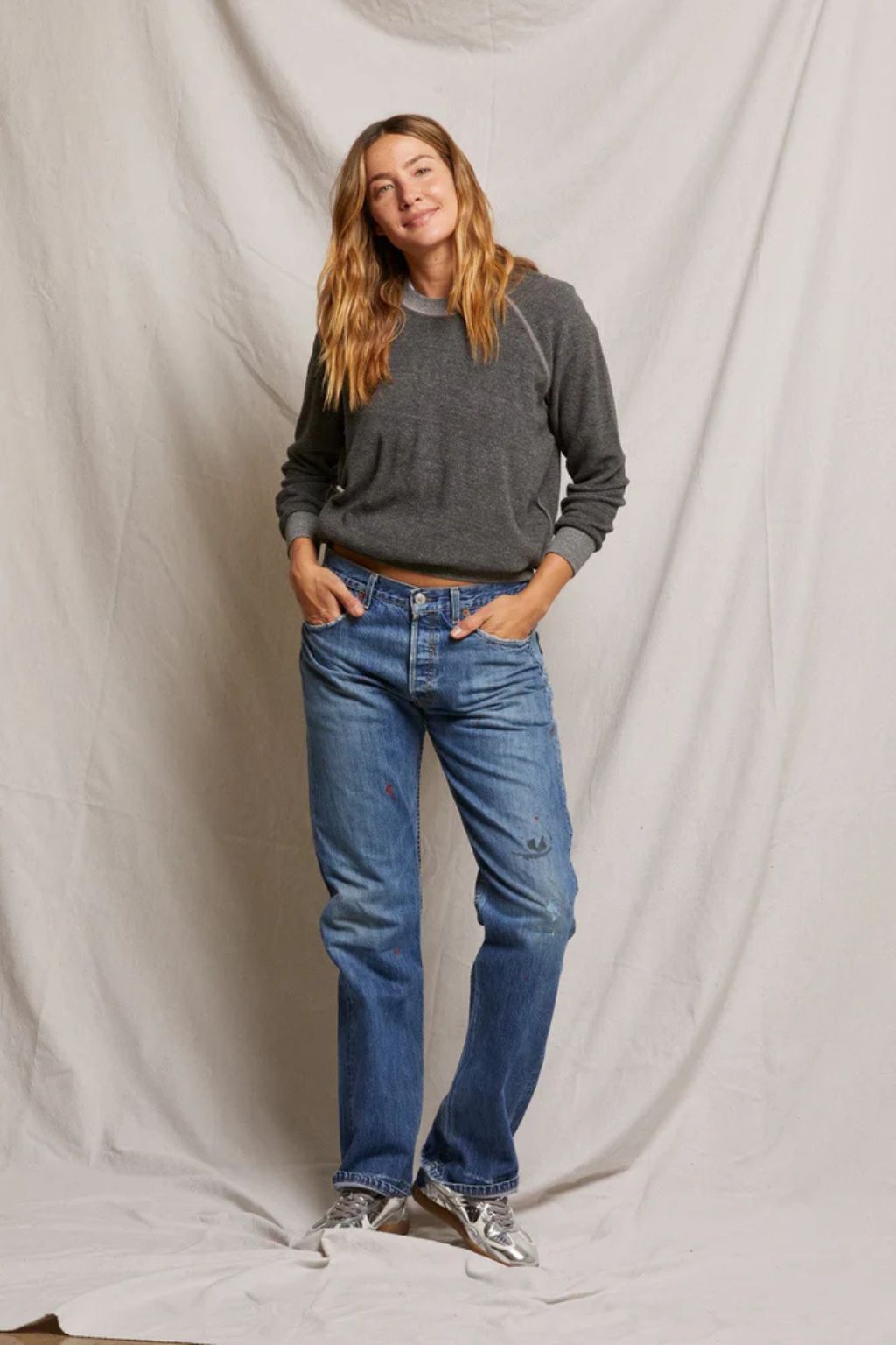 Perfect White Tee - Ziggy - Dark Heather Grey