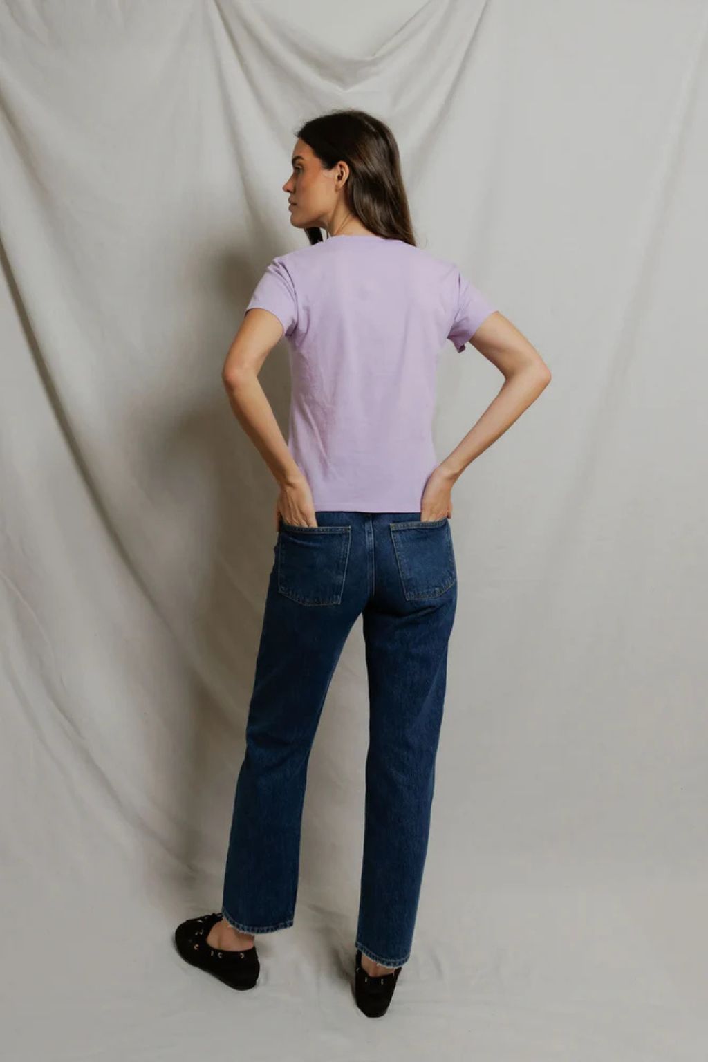 Perfect White Tee - Hendrix Boxy V Neck Tee