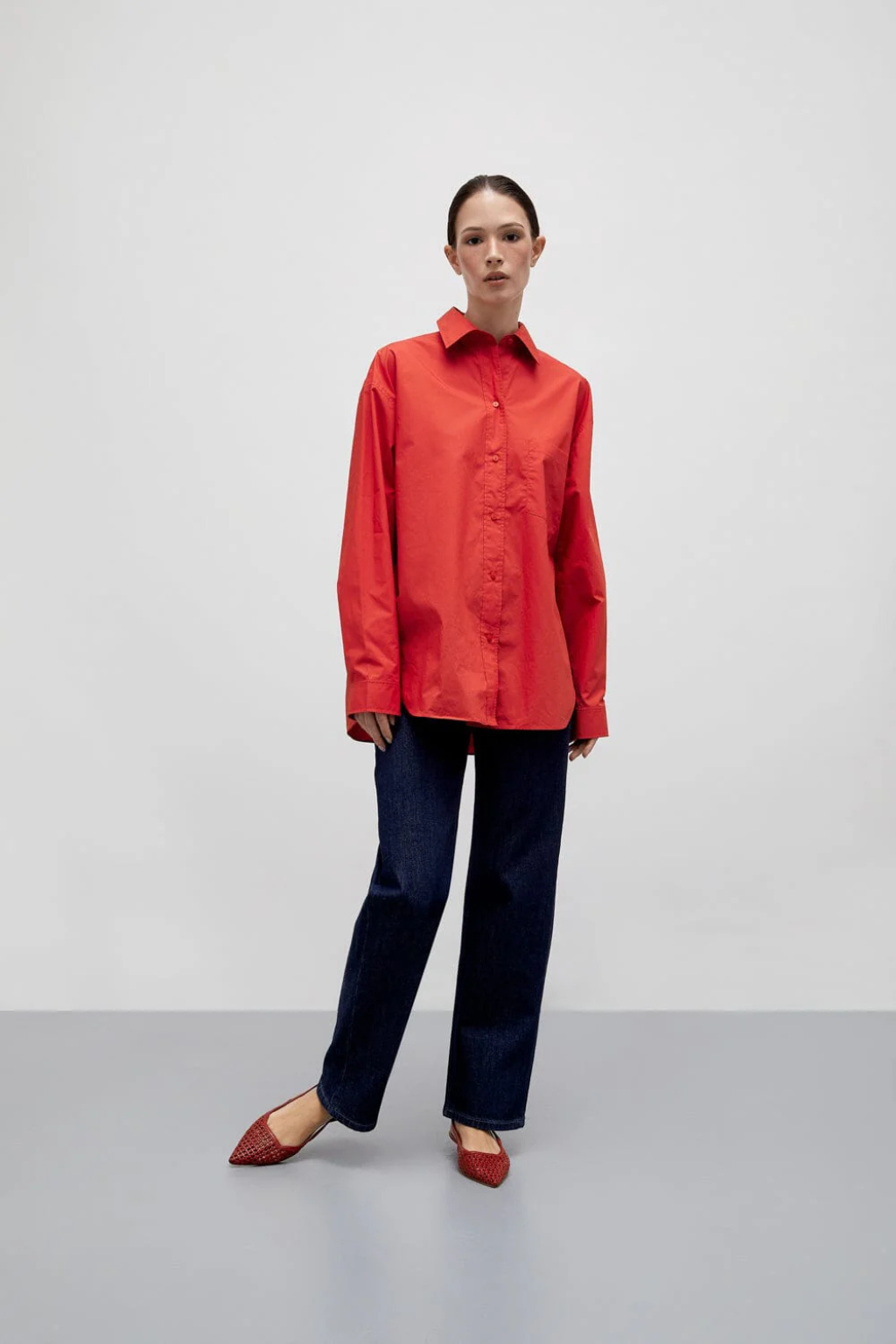 Augusta - Harper Woven Slingback - Red