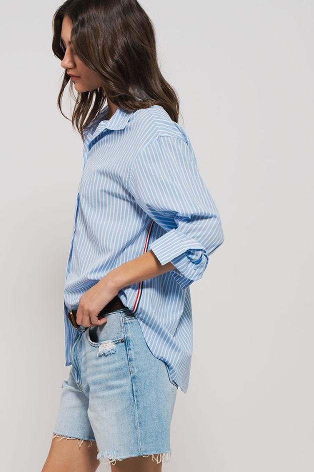 Olive and Bette's - Twill Tape Detail Button Down Shirt